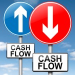 Cash flow concept.