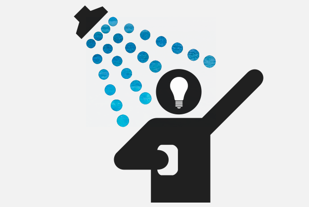 Get Your Best Business Ideas in The Shower