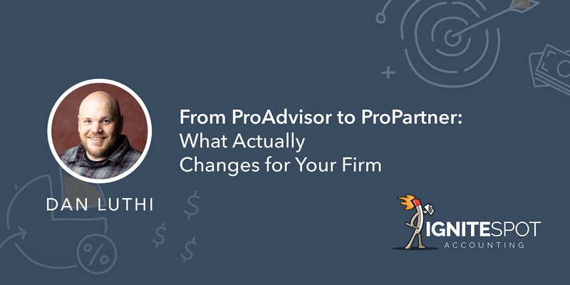 From ProAdvisor to ProPartner: What Actually Changes for Your Firm