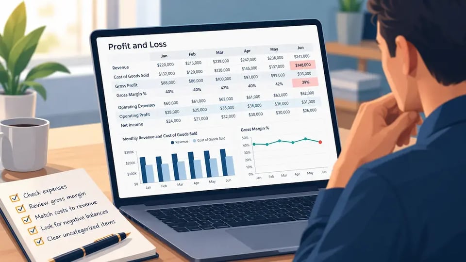 Five Numbers I Would Check Before Trusting Your Profit and Loss Statement