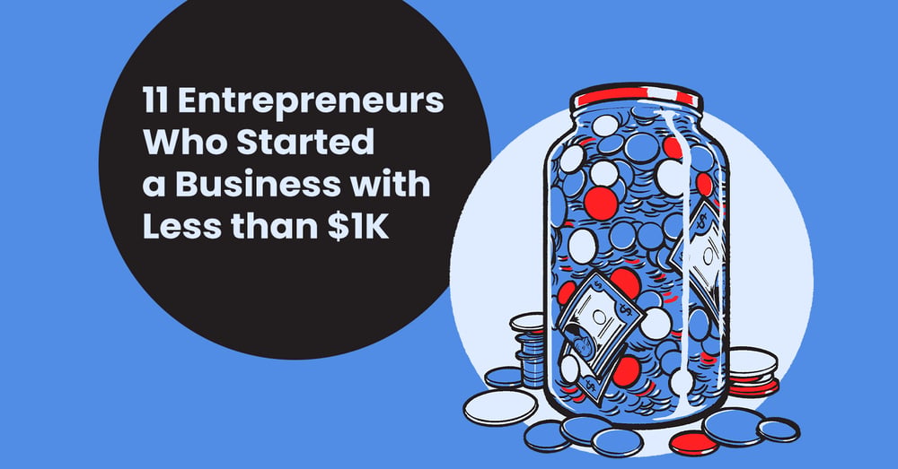 start a business with less than $1K