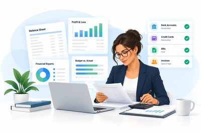 Modern Financial Analysis Workspace