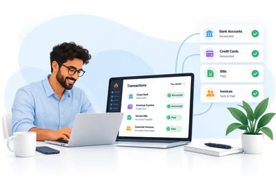 Modern Fintech Workspace Dashboard left