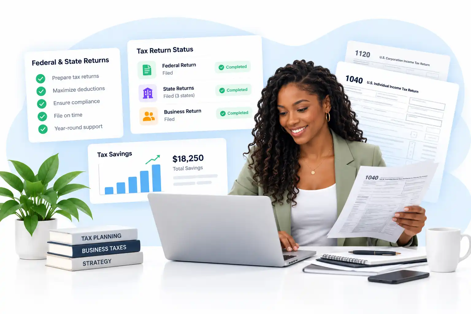 Modern Tax Planning Workspace
